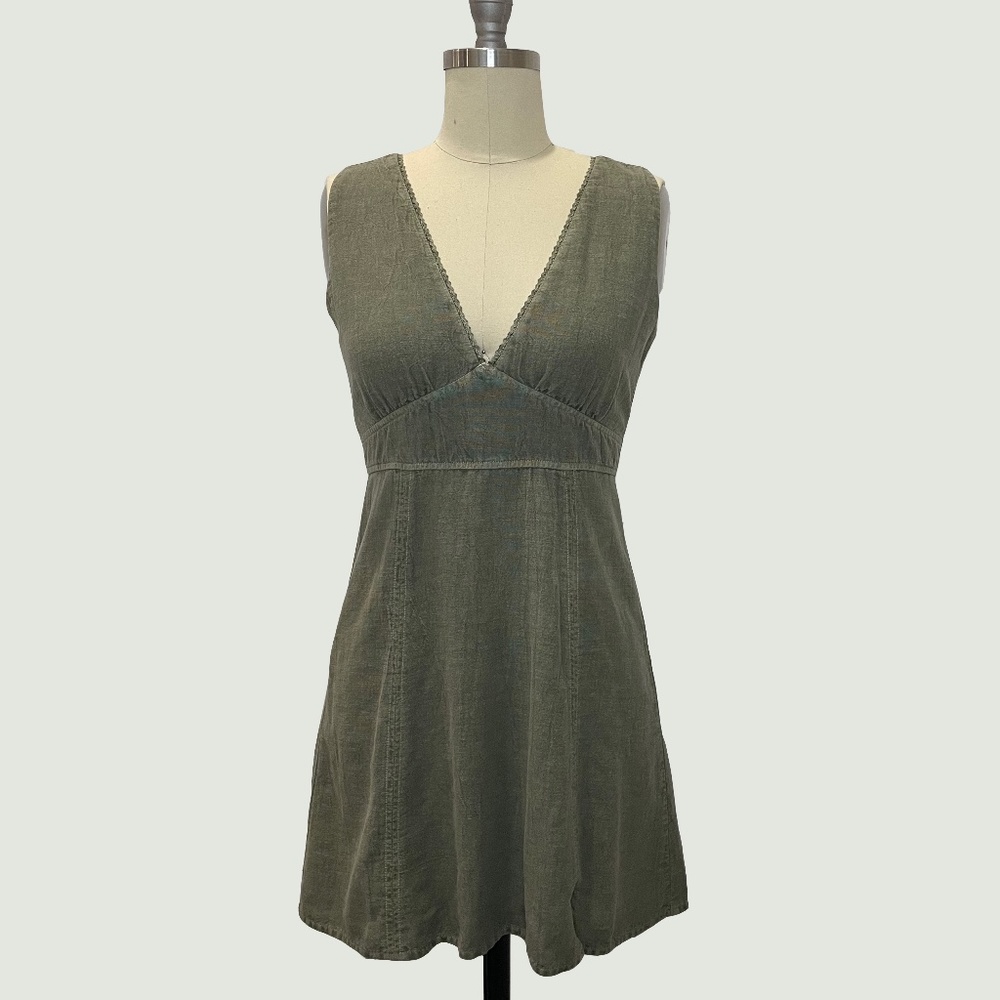 Lucky Brand - Olive 70's Mini Dress - NWOT